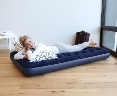 Materac Dmuchany z Pokrowcem Pojedynczy BESTWAY 185 x 76 x 22 cm