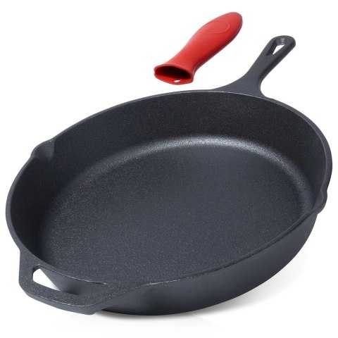 Patelnia żeliwna z silikonową nakładką CAST LINE 30 cm Patelnia żeliwna z silikonową nakładką CAST LINE 30 cm