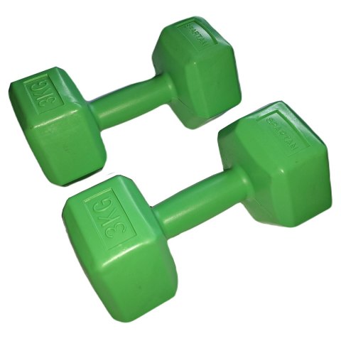 Zestaw Hantli Ciężarków Spartan 2 x 3 Kg Zestaw Hantli Ciężarków Spartan 2 x 3 Kg